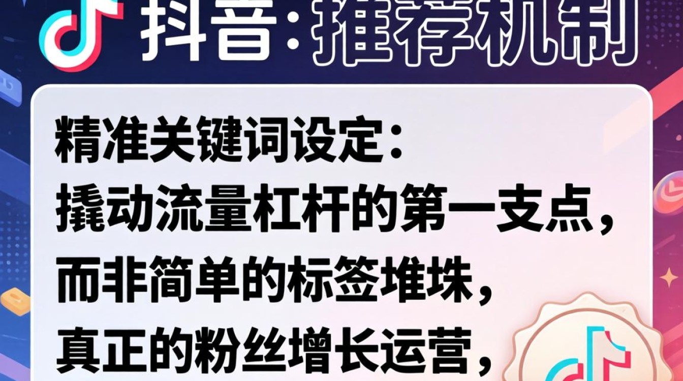 抖音推荐怎么设定关键词