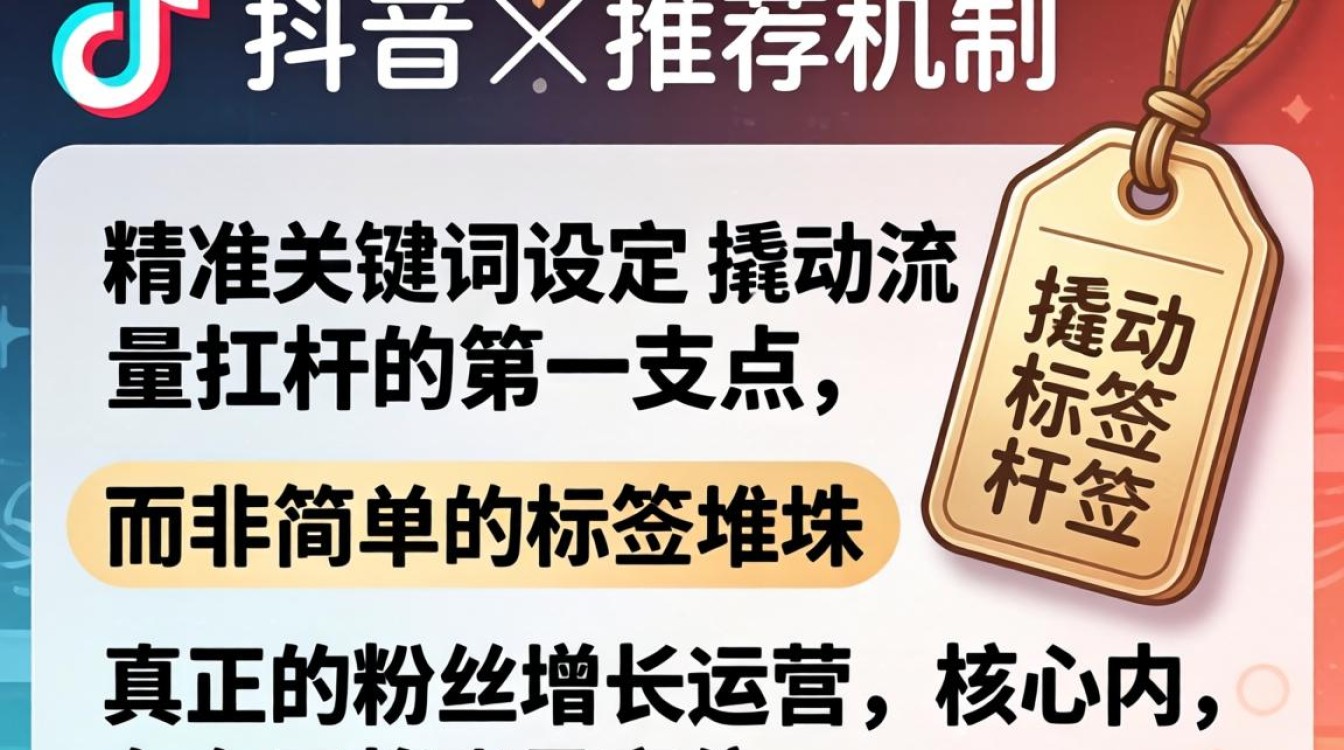抖音推荐怎么设定关键词