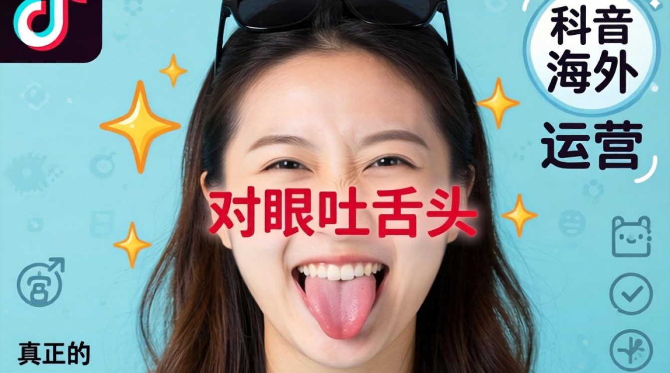 TikTok 对眼吐舌头是什么梗
