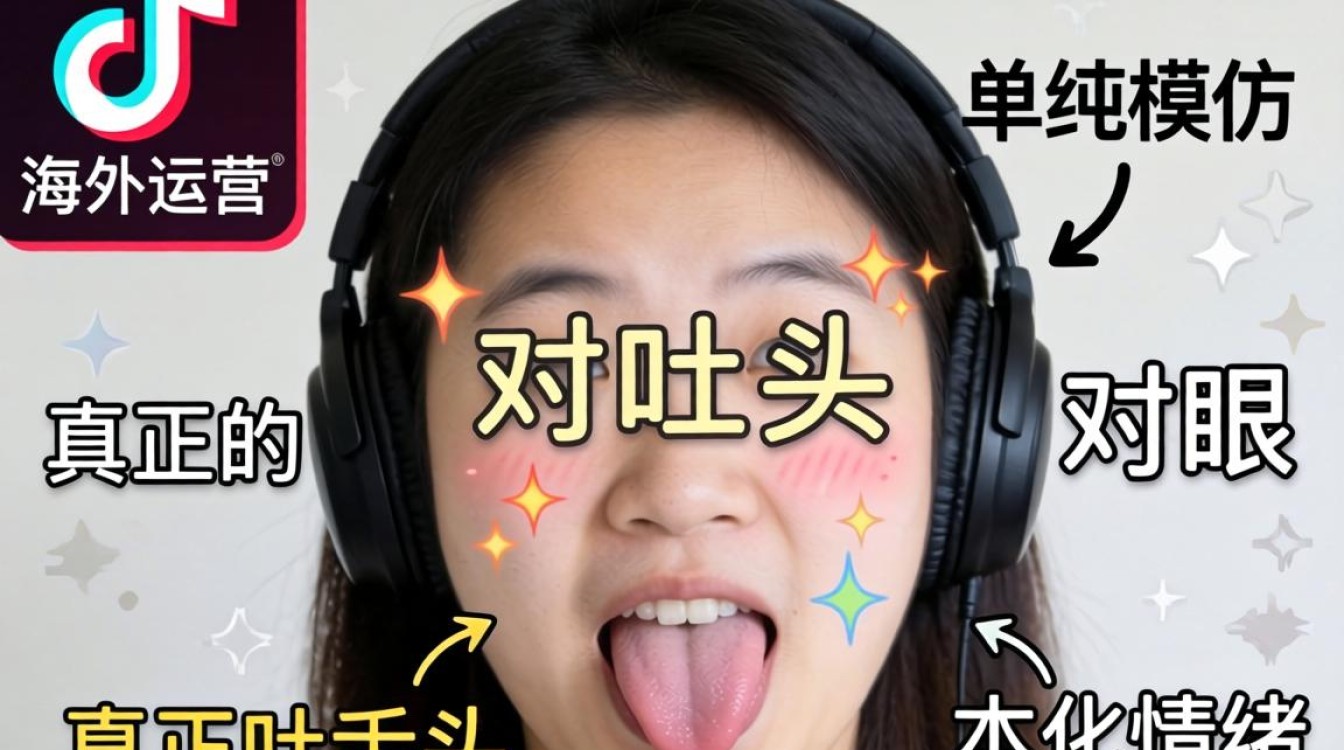 TikTok 对眼吐舌头是什么梗