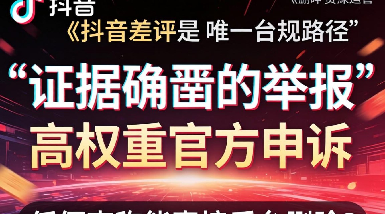 抖音差评删除技巧与运营思维