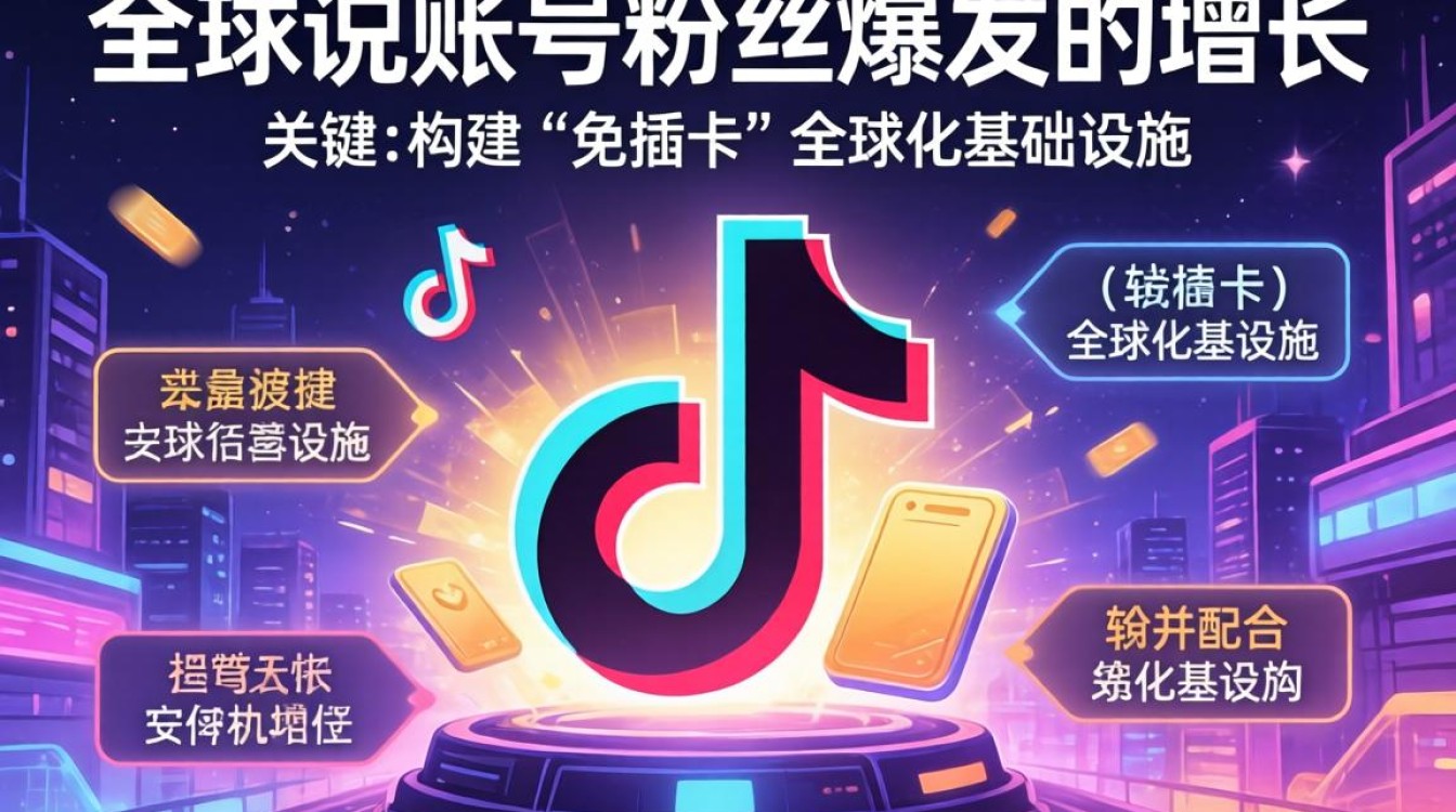 TikTok 抖音免插卡全球账号粉丝增长秘籍