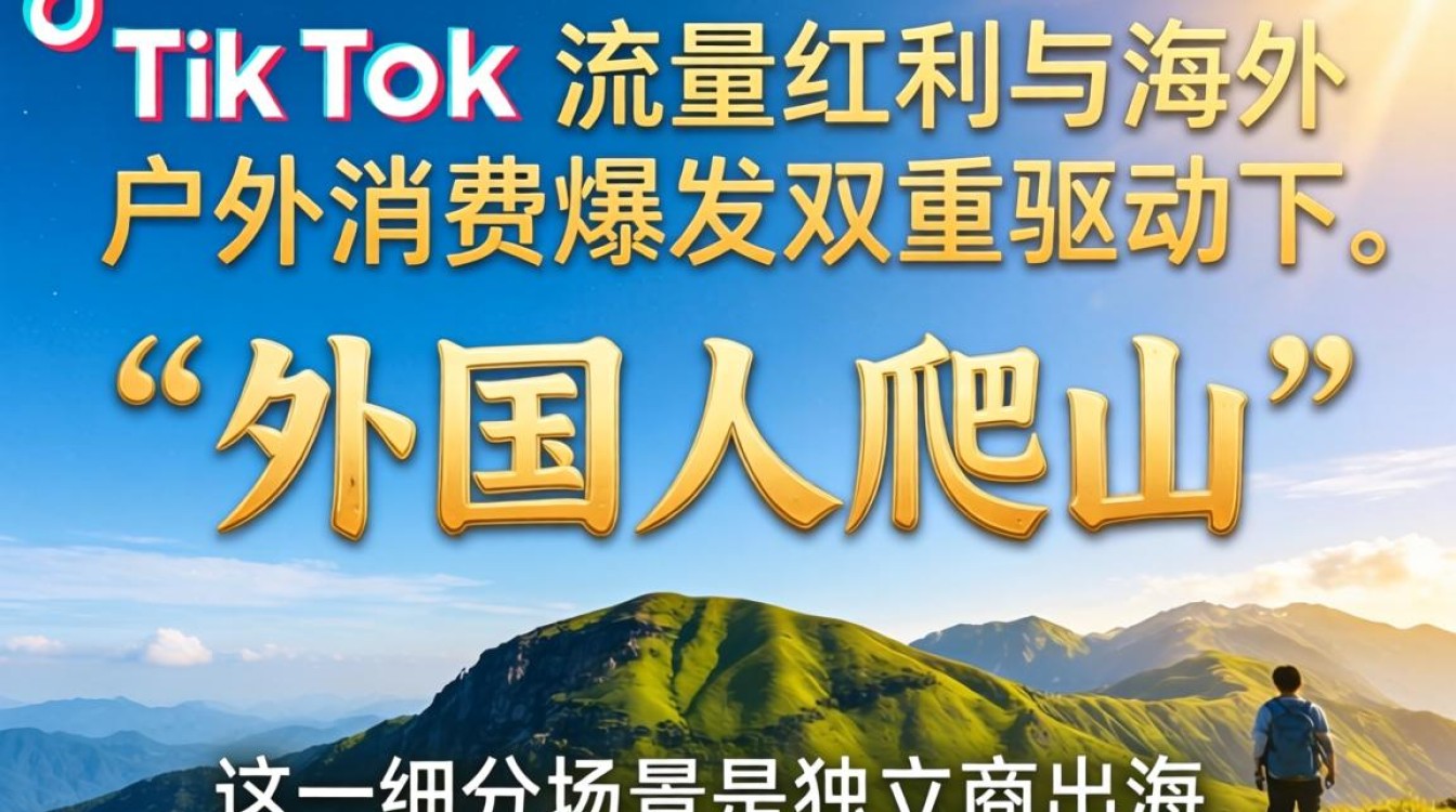 TikTok 外国人爬山独立站建站海外电商指南