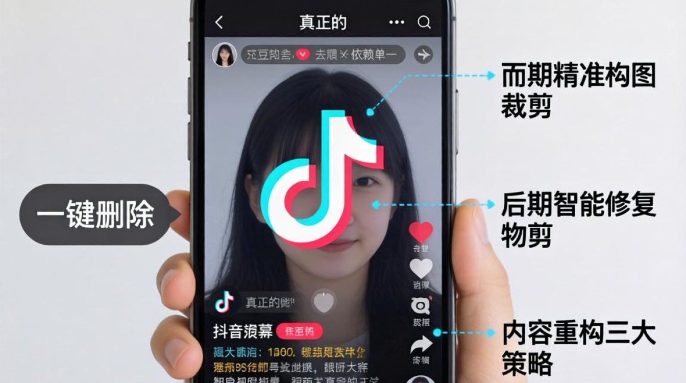 抖音截屏怎么去除弹幕字