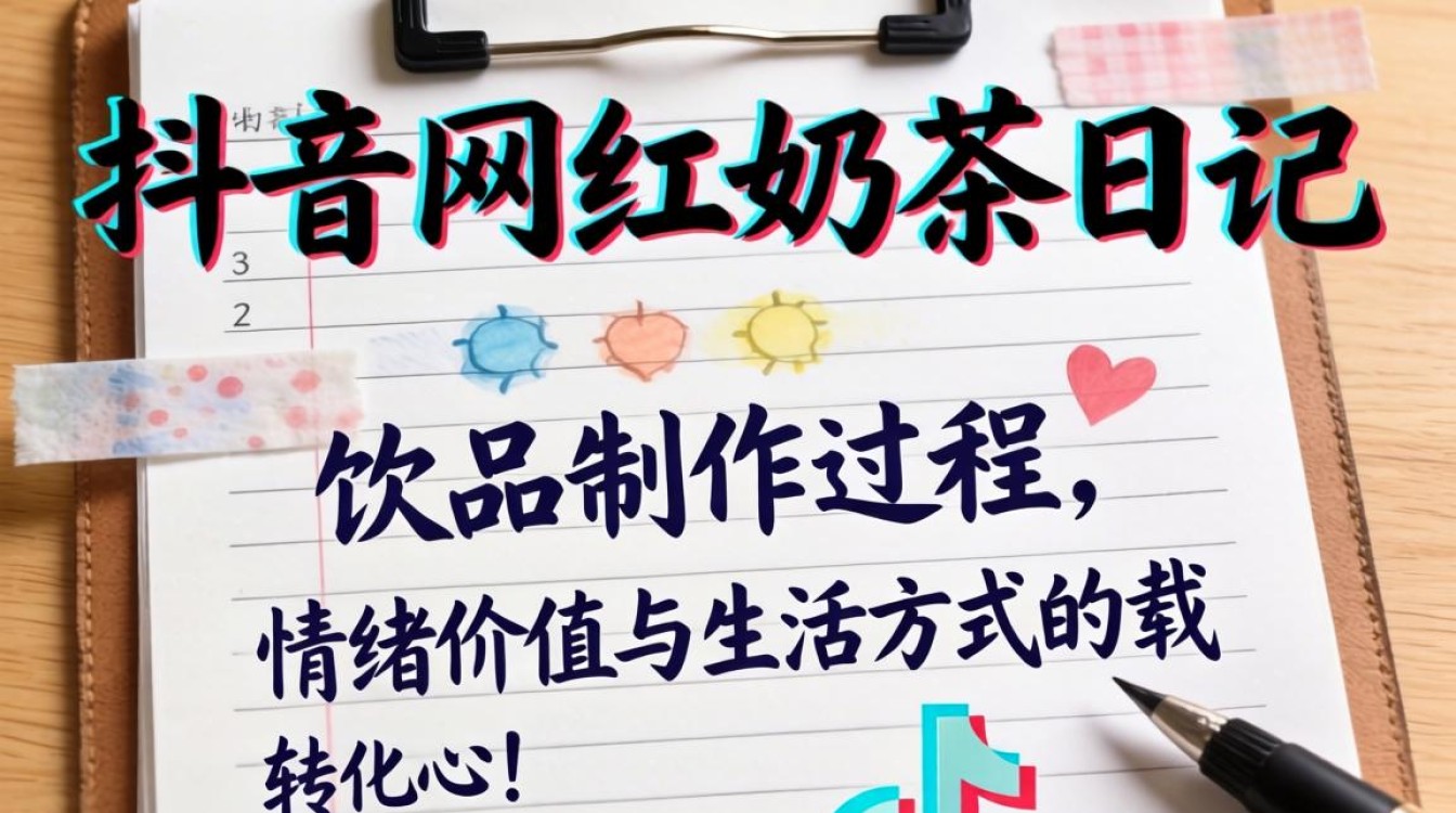 抖音网红奶茶日记怎么写