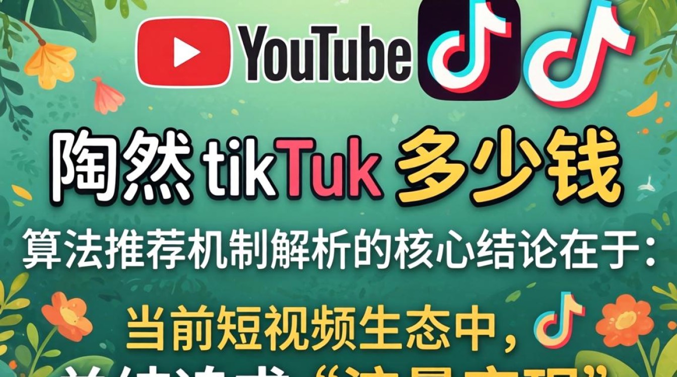 YouTube 陶然 tiktok 多少钱
