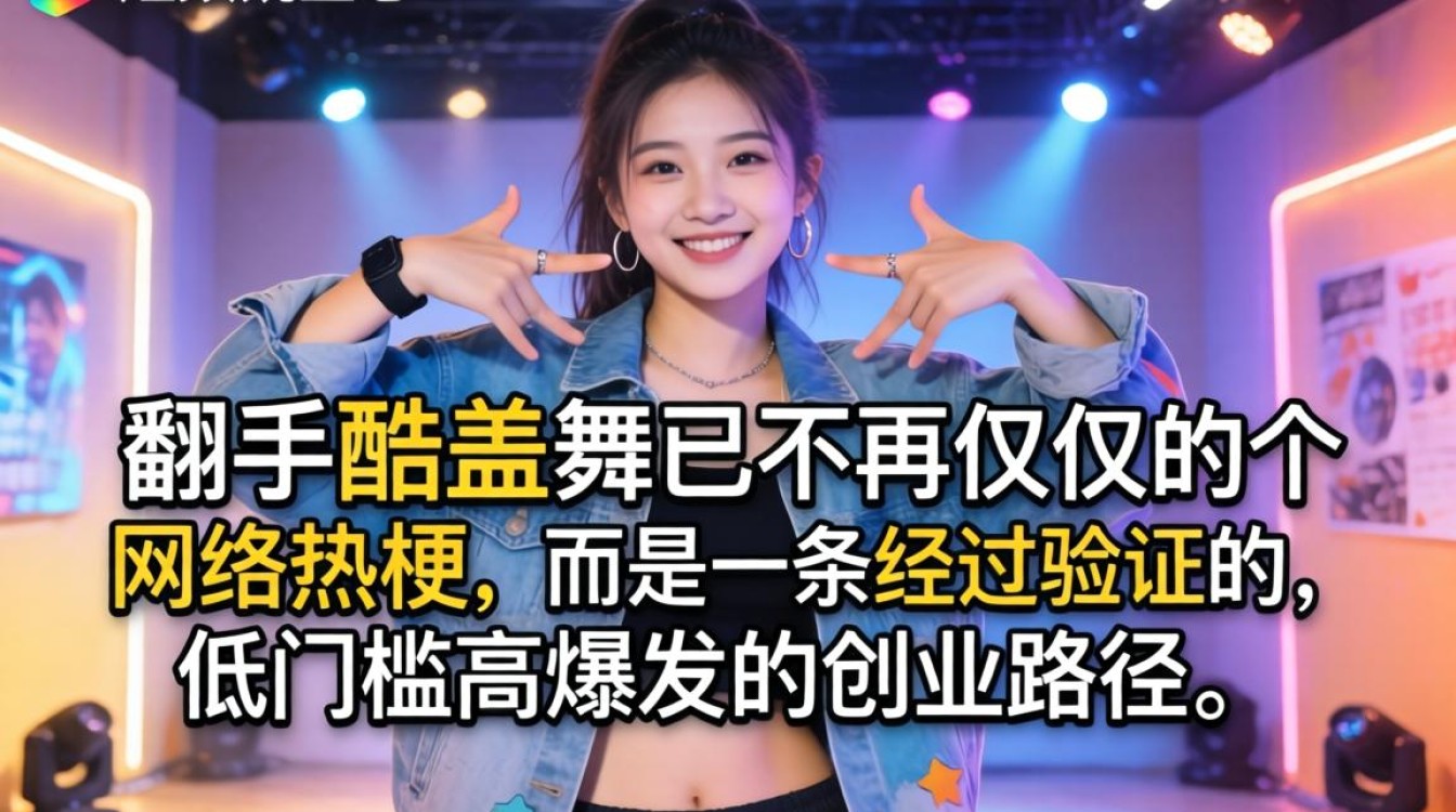 创业路径翻手酷盖舞 TikTok 实现财富自由