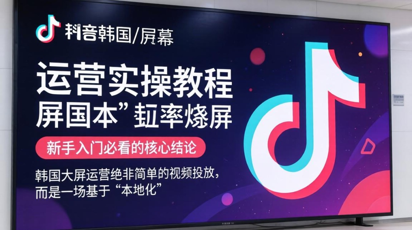TikTok 韩国大屏幕怎么运营