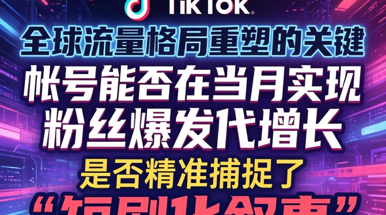 TikTok 六月现状全球账号粉丝增长秘籍