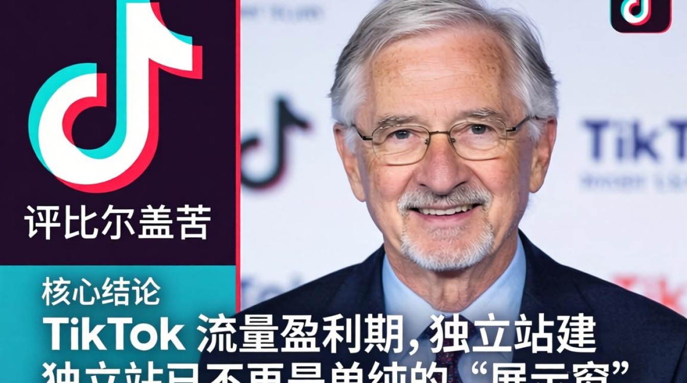 TikTok 评比尔盖茨独立站建站海外电商指南