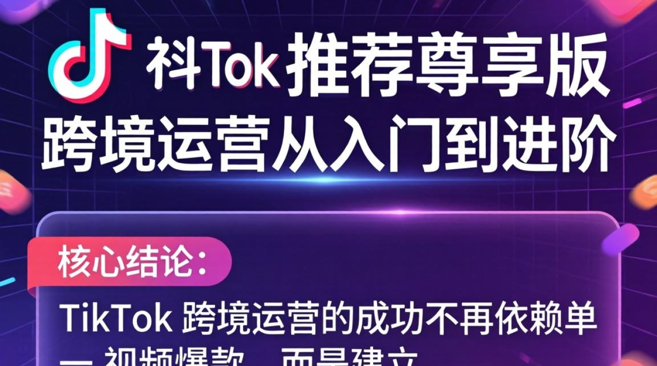 TikTok 推荐尊享版跨境运营从入门到进阶