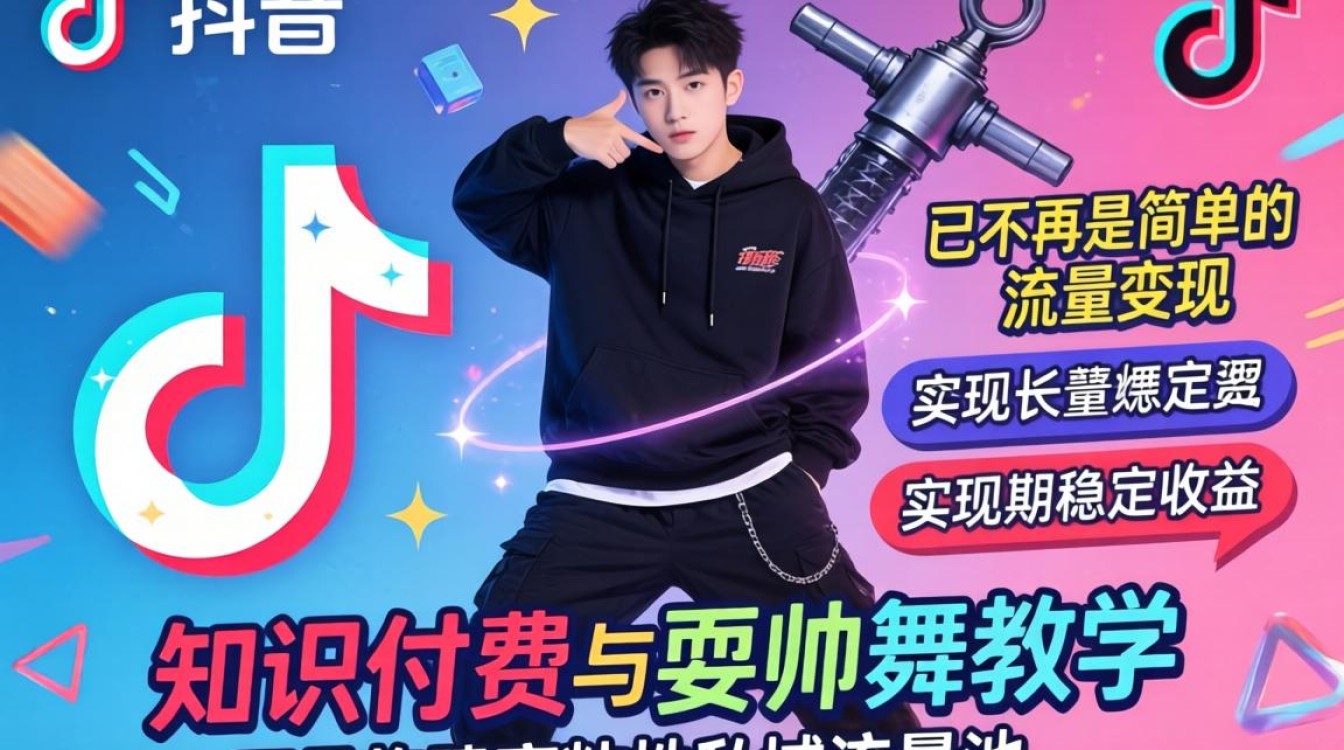 知识付费耍帅舞教学 TikTok 内容变现技巧