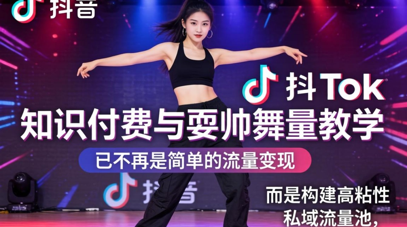 知识付费耍帅舞教学 TikTok 内容变现技巧