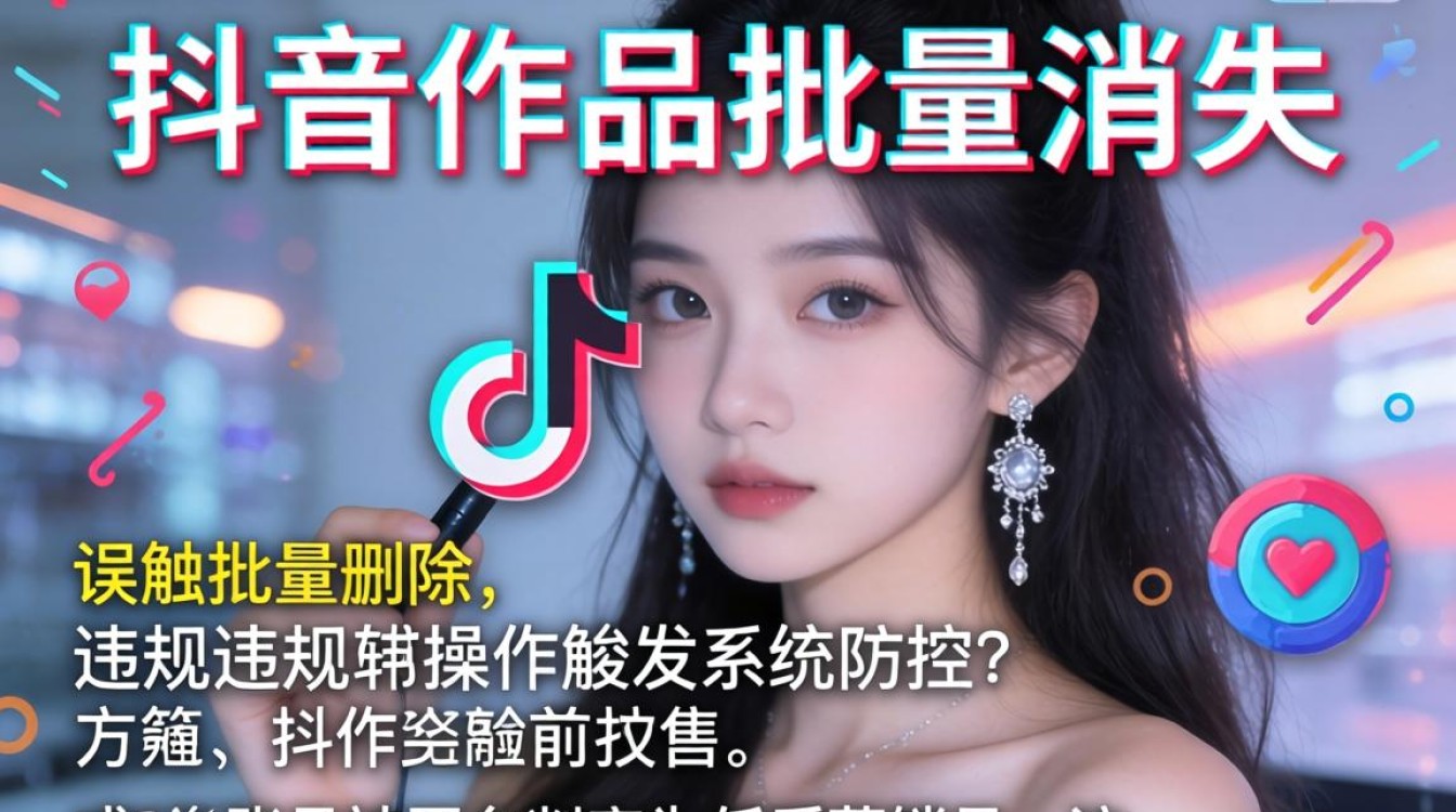 抖音怎么把作品都删了呢