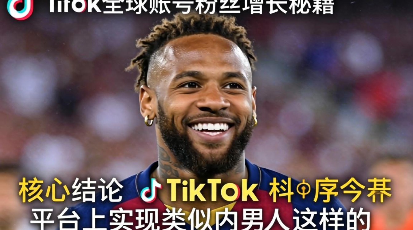 TikTok 中的内马尔 全球账号粉丝增长秘籍