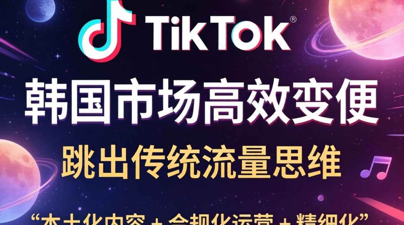 TikTok 韩国青瓦台海外市场变现技巧