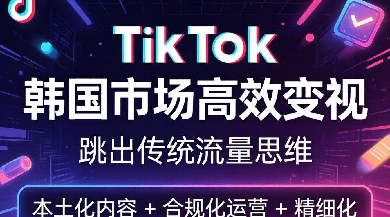 TikTok 韩国青瓦台海外市场变现技巧