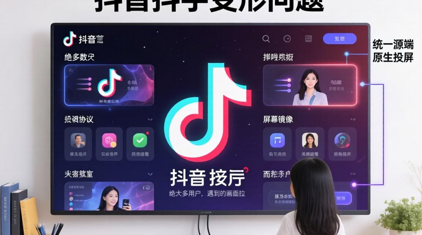 抖音投屏变形怎么处理的