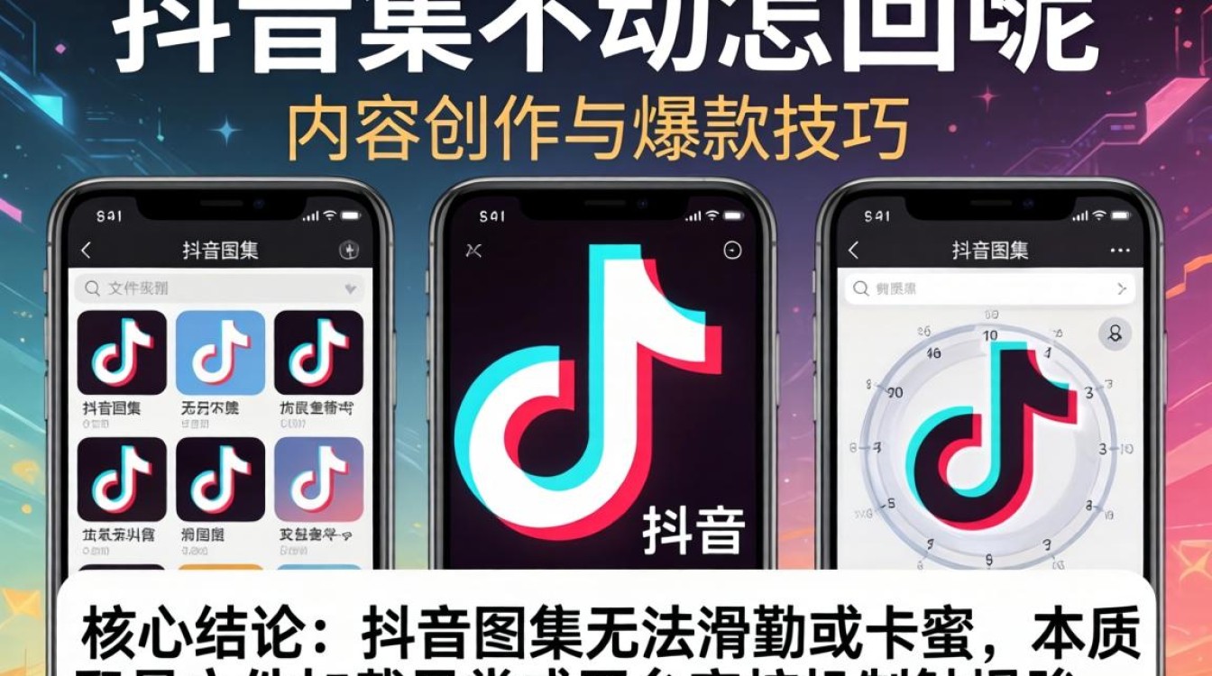 抖音图集不动怎么回事呢