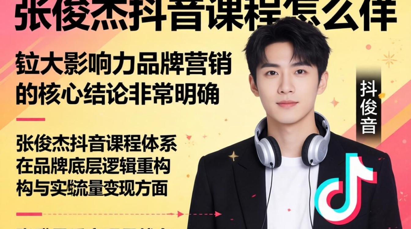 张俊杰抖音课程怎么样