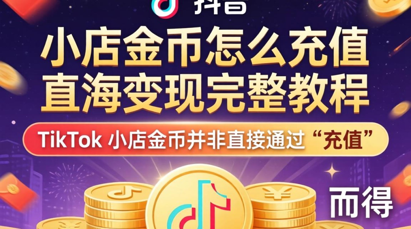 TikTok 小店金币怎么充值