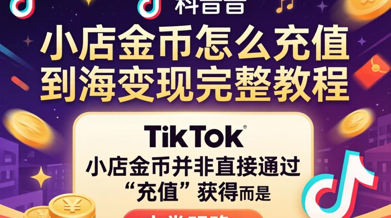TikTok 小店金币怎么充值