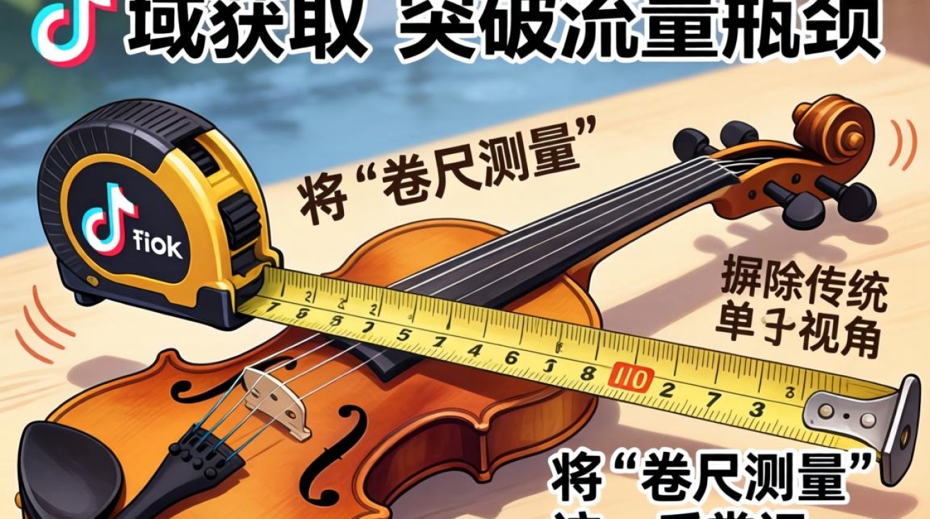 公域获取卷尺小提琴tiktok如何突破流量瓶颈