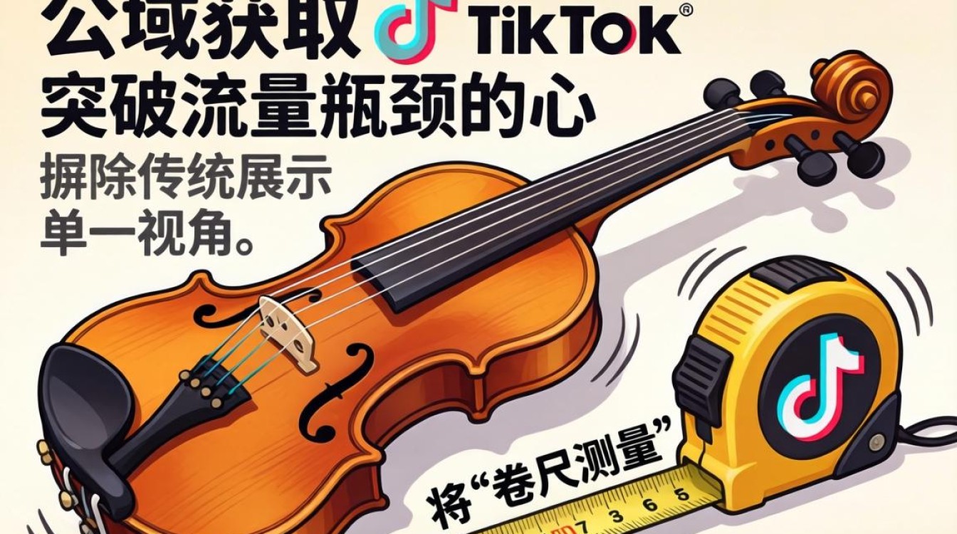 公域获取卷尺小提琴tiktok如何突破流量瓶颈