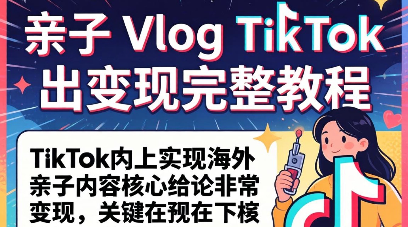 海外亲子vlog TikTok 出海变现完整教程