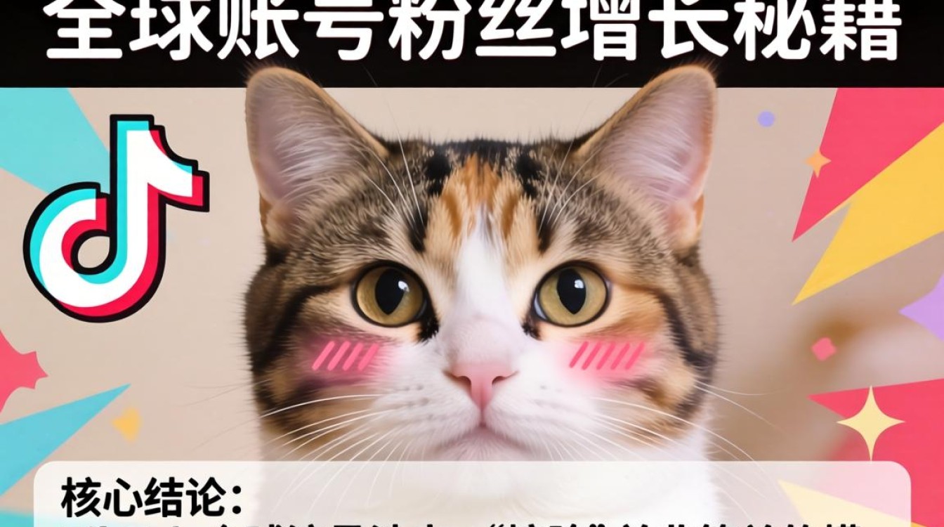 TikTok 撞脸的猫 全球账号粉丝增长秘籍