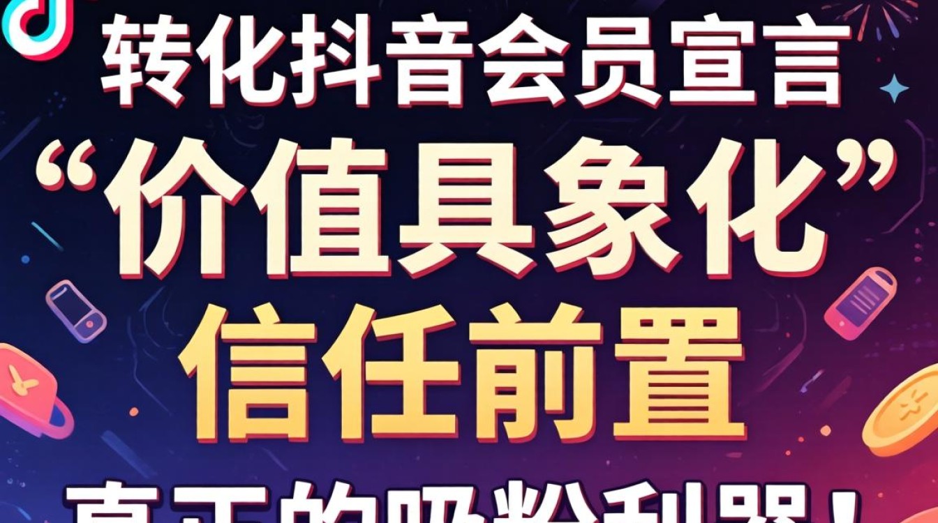 抖音会员宣言怎么写吸粉