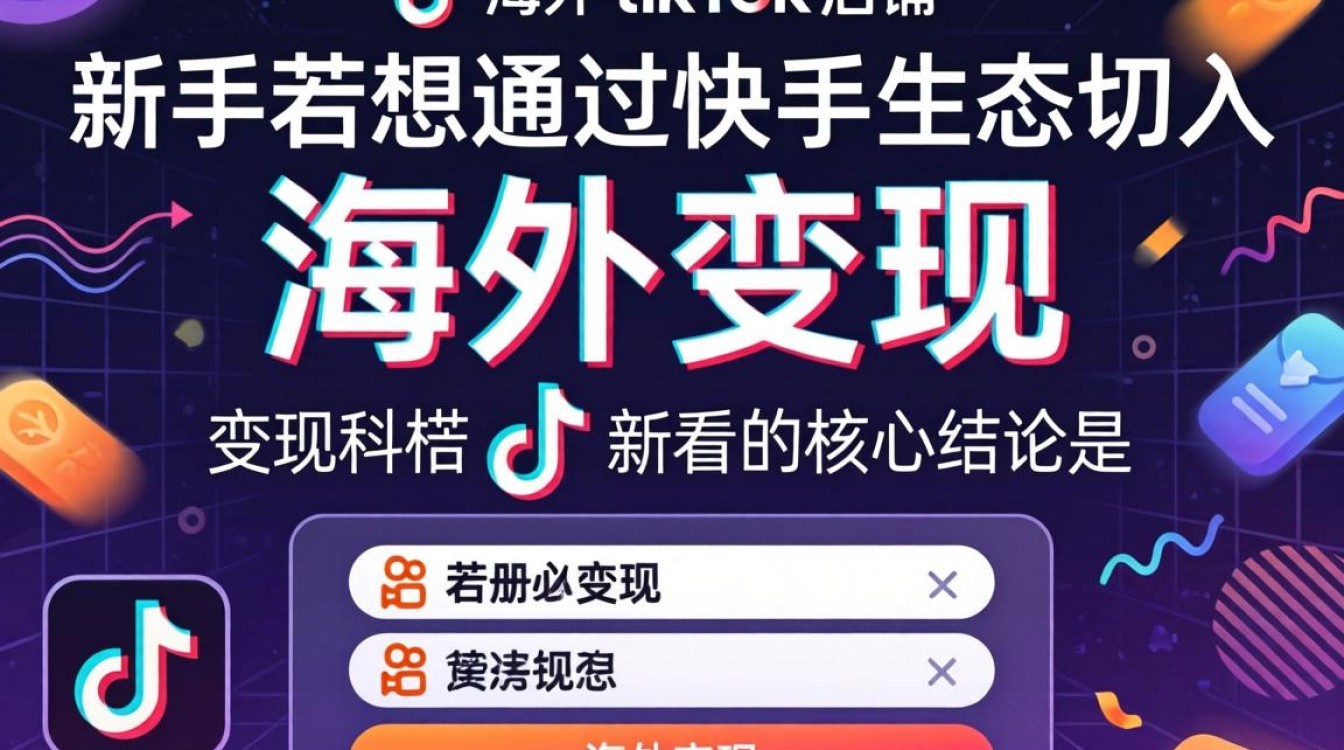 快手如何注册海外tiktok店铺