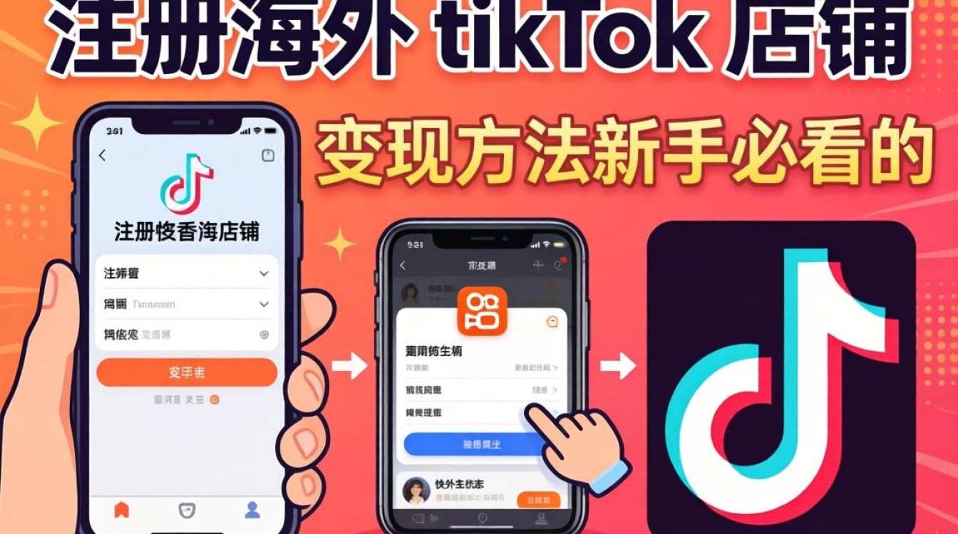 快手如何注册海外tiktok店铺