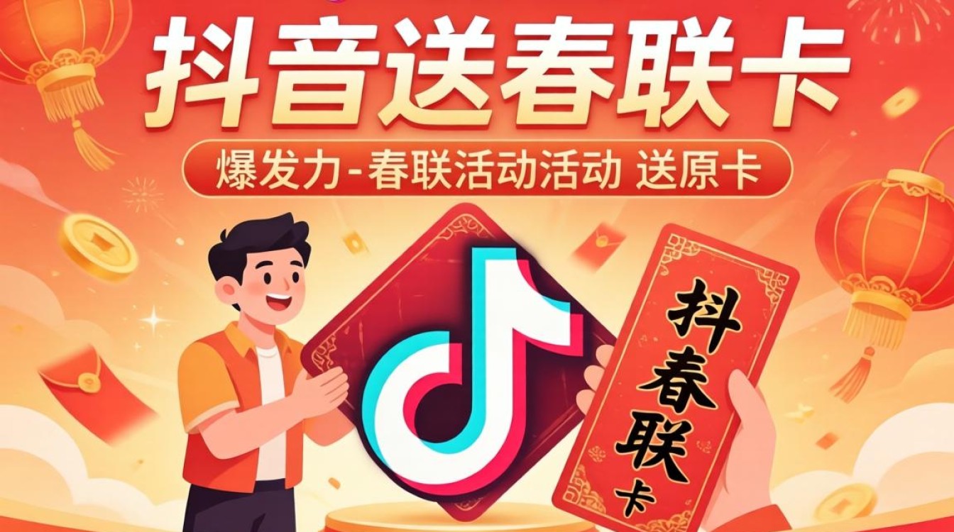 抖音送春联卡教程与爆款创作技巧
