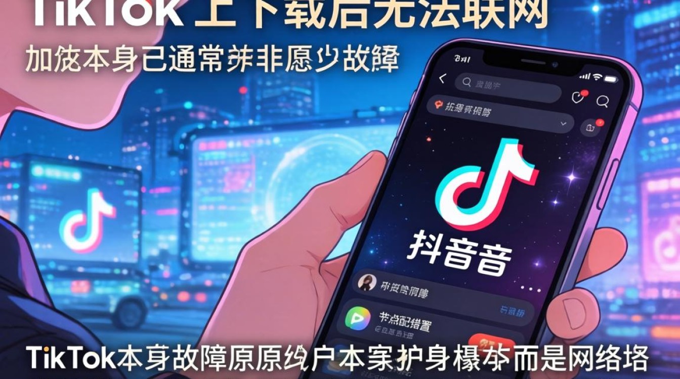 TikTok 下载后怎么联网
