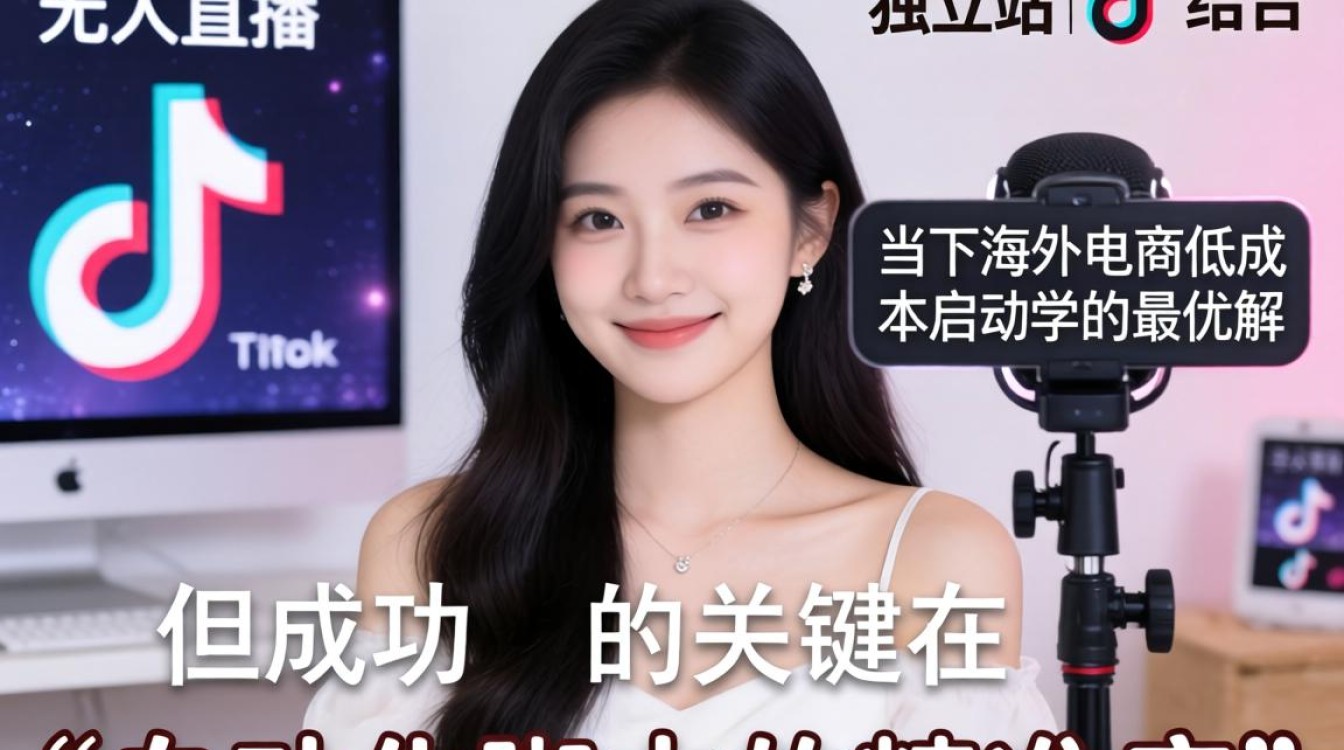 TikTok 无人直播精选联盟独立站建站海外电商指南