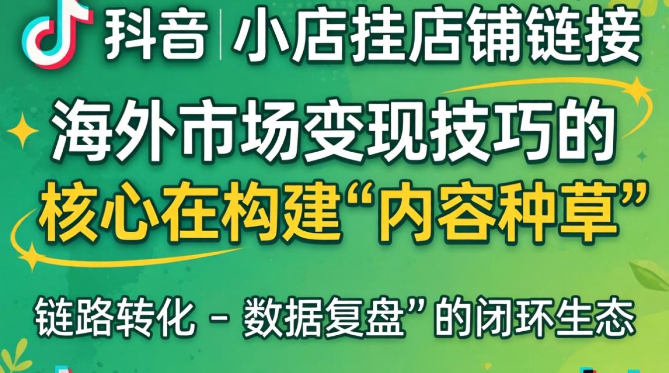TikTok 小店挂店铺链接怎么操作