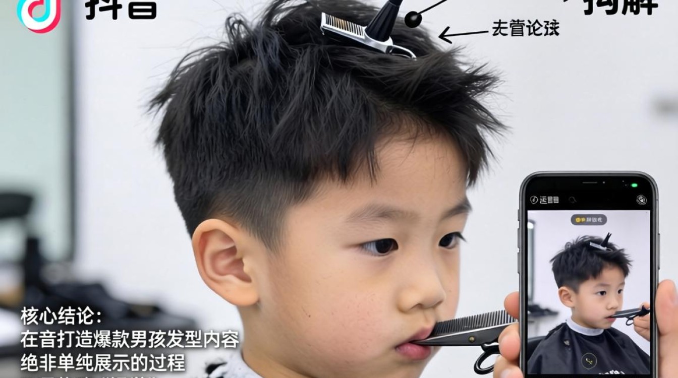 抖音上男孩发型怎么弄