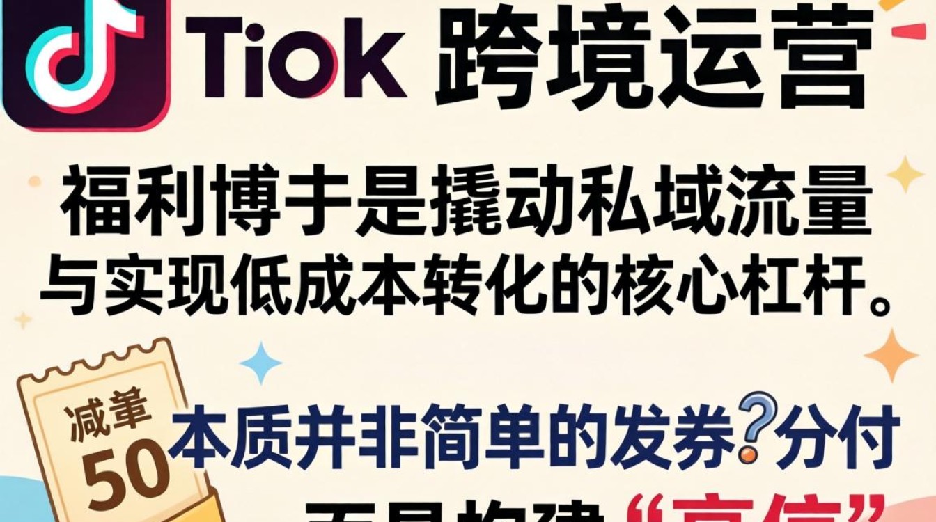 TikTok 的福利博主 跨境运营从入门到进阶