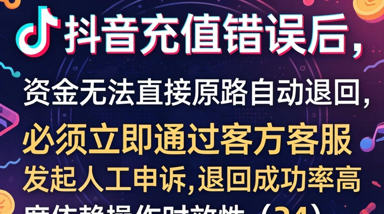 抖音充错币退款教程及爆款创作技巧