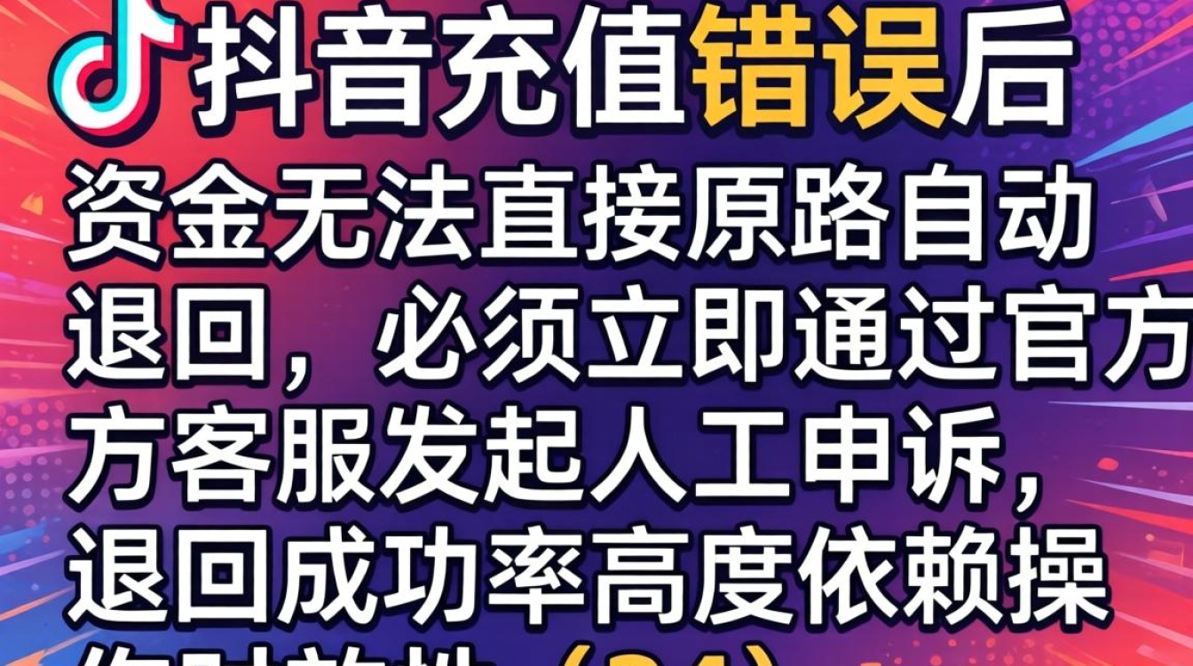 抖音充错币退款教程及爆款创作技巧
