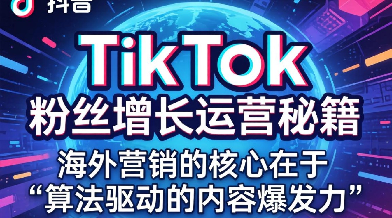 TikTok 海外营销的特点粉丝增长运营秘籍