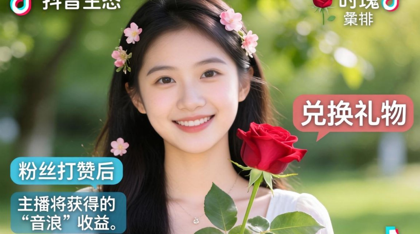 抖音玫瑰花兑换攻略与粉丝增长变现