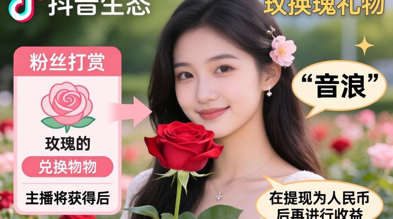 抖音玫瑰花兑换攻略与粉丝增长变现
