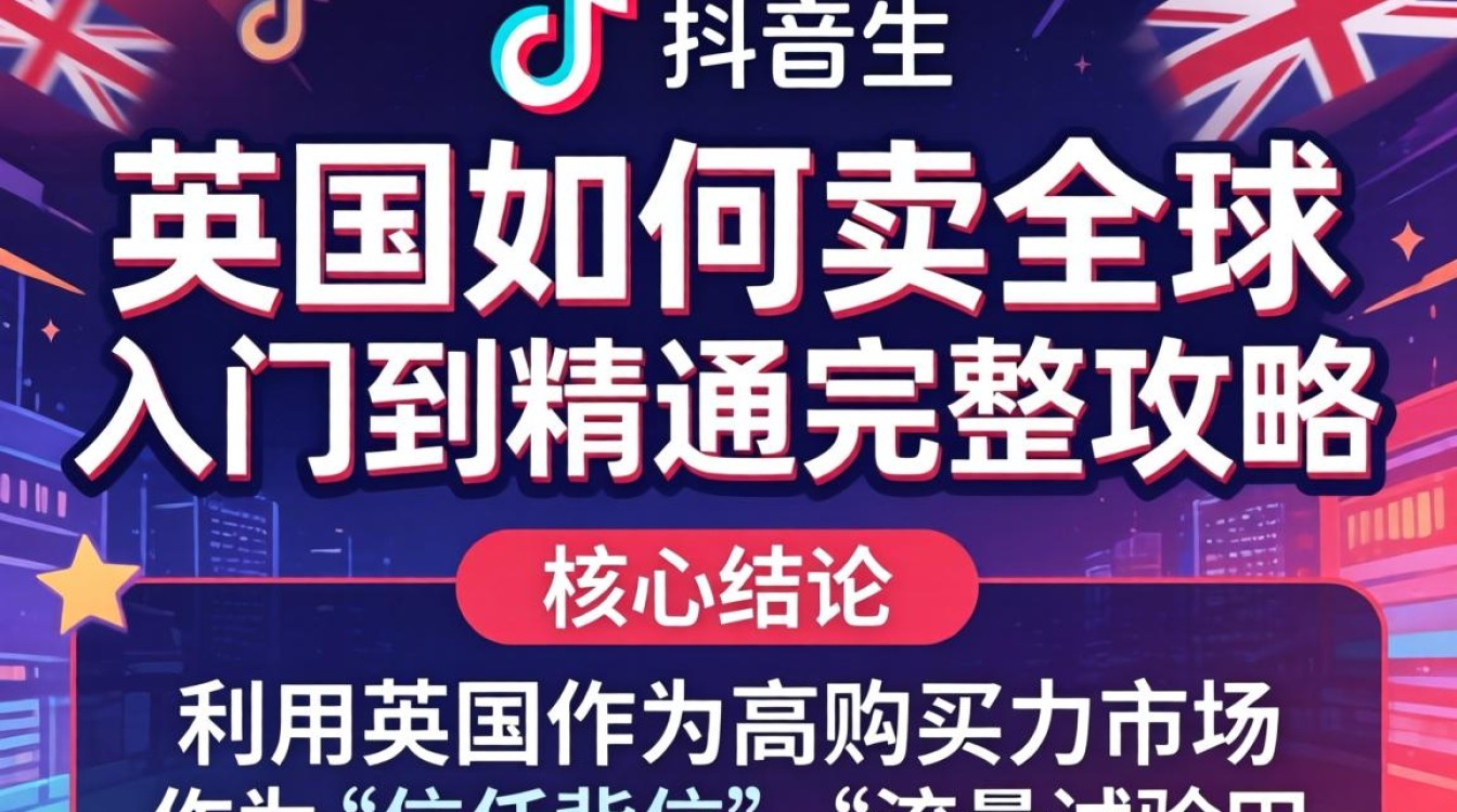 TikTok 英国如何卖全球从入门到精通完整攻略