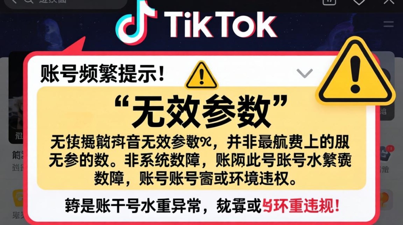 TikTok 登录提示无效参数怎么办