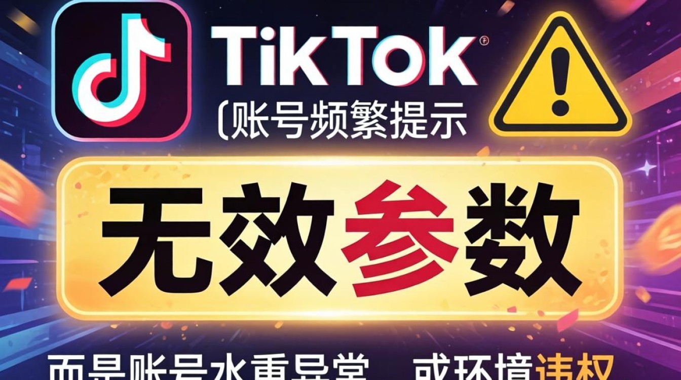 TikTok 登录提示无效参数怎么办