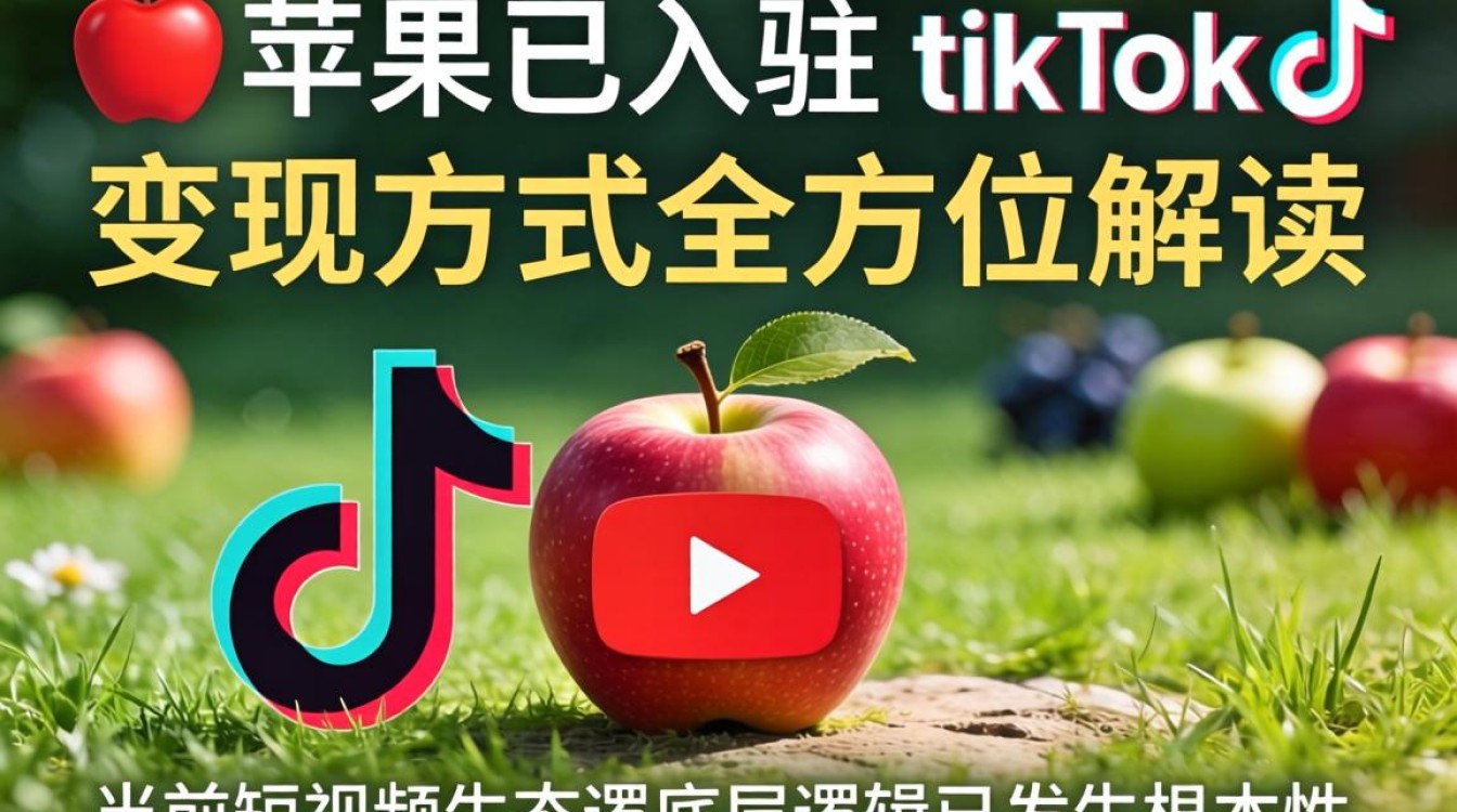 YouTube 苹果已入驻 tiktok 变现方式全方位解读