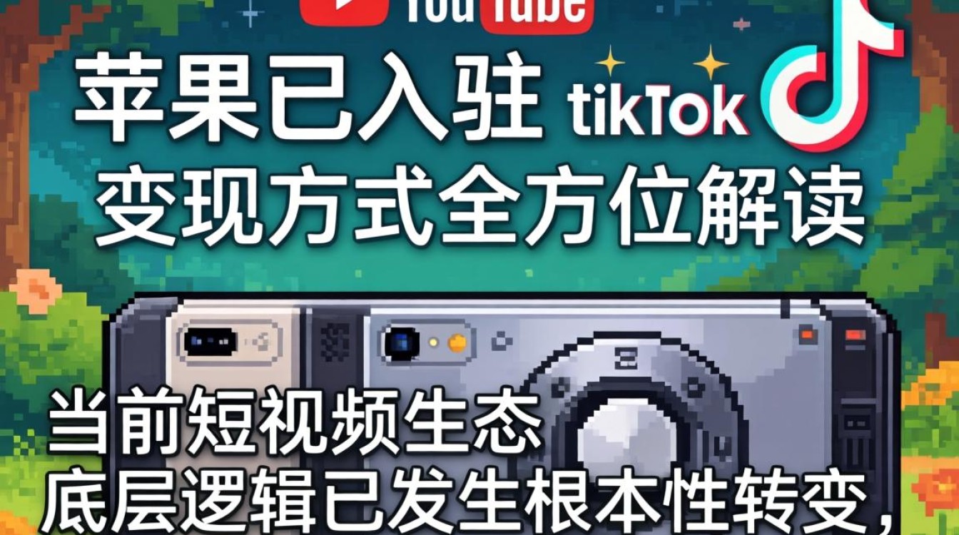 YouTube 苹果已入驻 tiktok 变现方式全方位解读