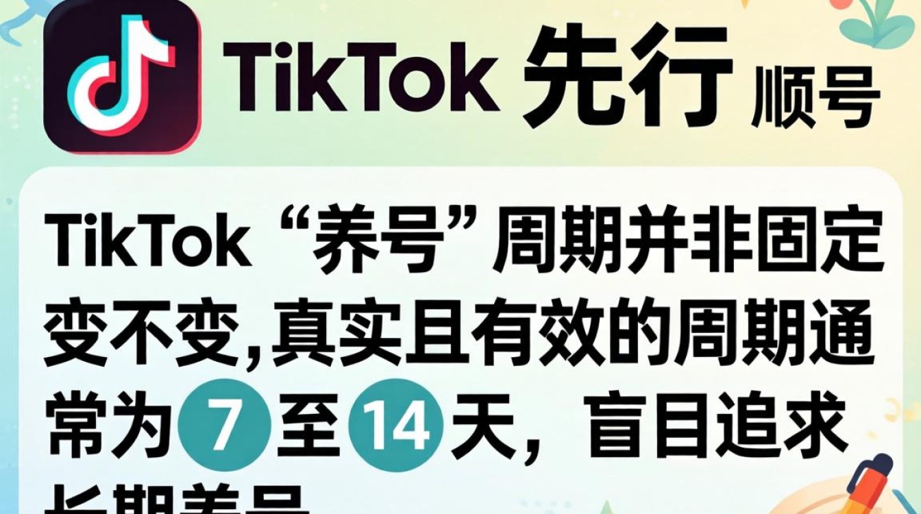 TikTok 账号需要养多久